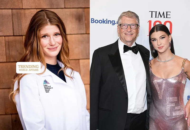 Bill Gates' daughter, known for her education, philanthropy, and equestrian career.